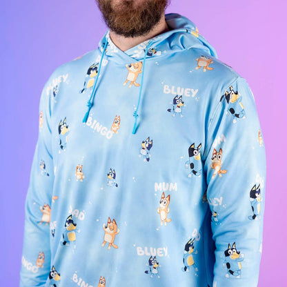 RSVLTS Bluey Performance Hoodie Bluey "Meet the Heelers" – Performance Hoodie
