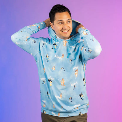 RSVLTS Bluey Performance Hoodie Bluey "Meet the Heelers" – Performance Hoodie