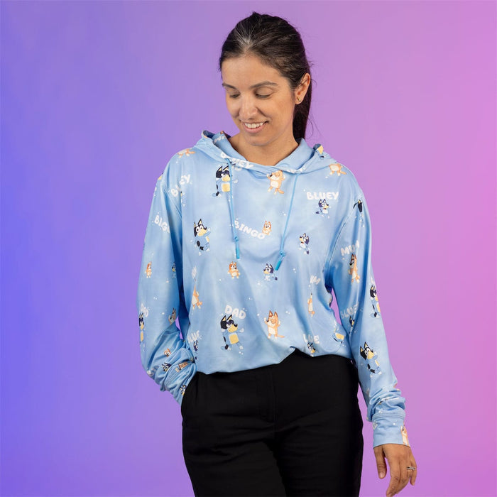 RSVLTS Bluey Performance Hoodie Bluey "Meet the Heelers" – Performance Hoodie
