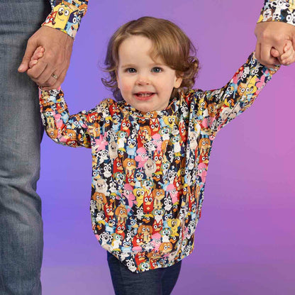 RSVLTS Bluey Preschooler Performance Hoodie Bluey "Primary Pals" – Preschooler Performance Hoodie