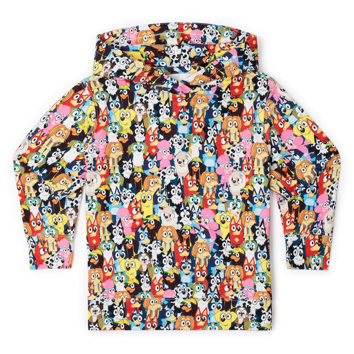 RSVLTS 2T Bluey Preschooler Performance Hoodie Bluey "Primary Pals" – Preschooler Performance Hoodie