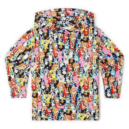 RSVLTS 2T Bluey Preschooler Performance Hoodie Bluey "Primary Pals" – Preschooler Performance Hoodie