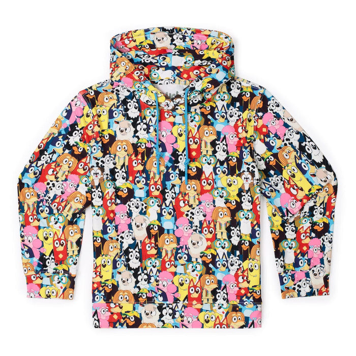 RSVLTS XS Bluey Youth Performance Hoodie Bluey "Primary Pals" – Youth Performance Hoodie