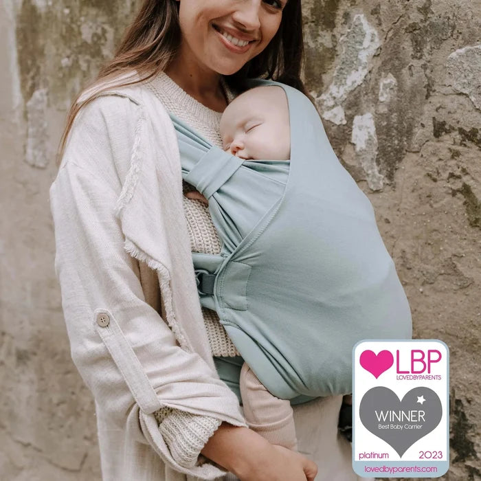This effortless hybrid baby carrier is an ideal choice for all parents looking for a simple and convenient carrier for babies from birth to 18 months (7-35 lb or 3.2-16 kg)! Sea Mist