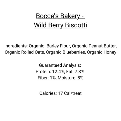 Bocce's Bakery - Wild Berry Biscotti Biscuits