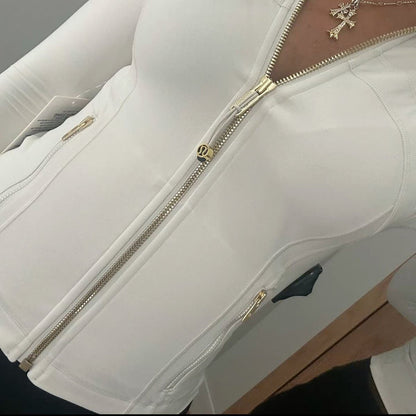 Bone White define jacket