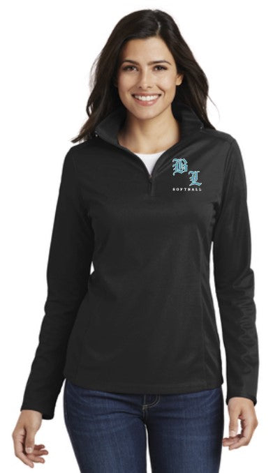 Bonney Lake Softball Ladies Mesh Pinpoint 1/2 Zip