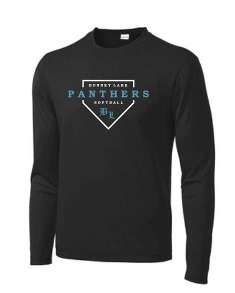 Bonney Lake Softball Long Sleeve Performance Tee (Diamond Logo)