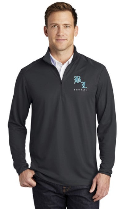 Bonney Lake Softball Mens Mesh Pinpoint 1/2 Zip