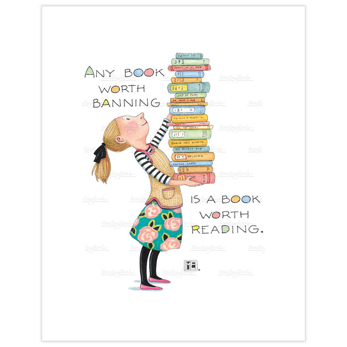 Book Banning Fine Art Print