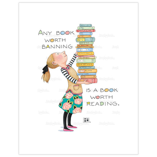 Book Banning Fine Art Print