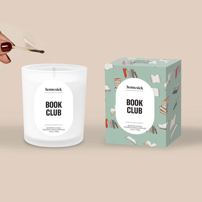 Book Club Candle