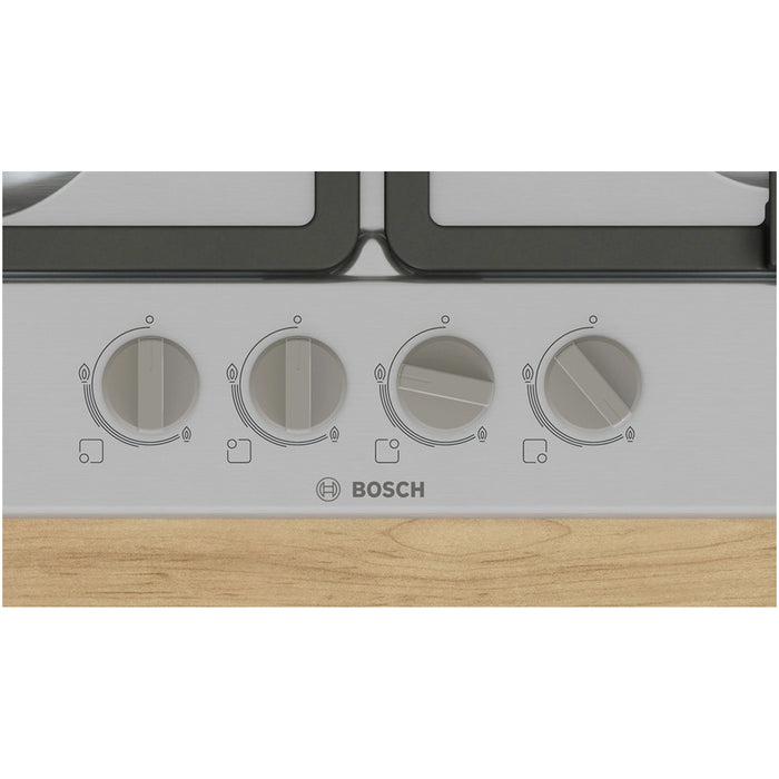 Bosch PGP6B5K90 Series 4 60cm Gas Hob Stainless steel