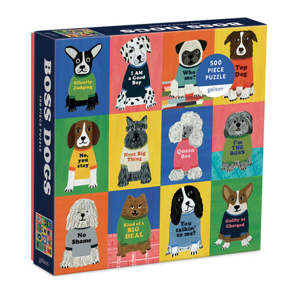 Boss Dogs 500 Piece Family Puzzle 500 Piece Puzzles Galison
