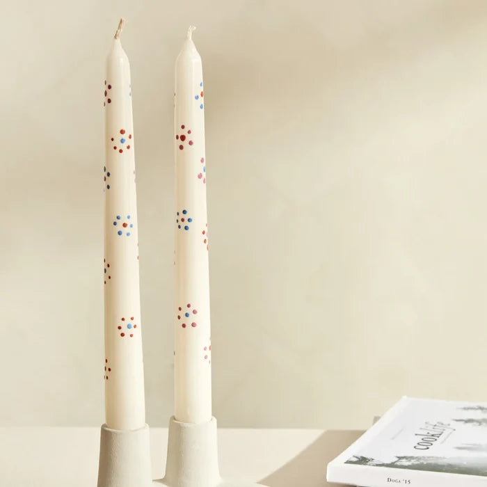 Bougeoir Karaca Home Flower 2 pièces, doux