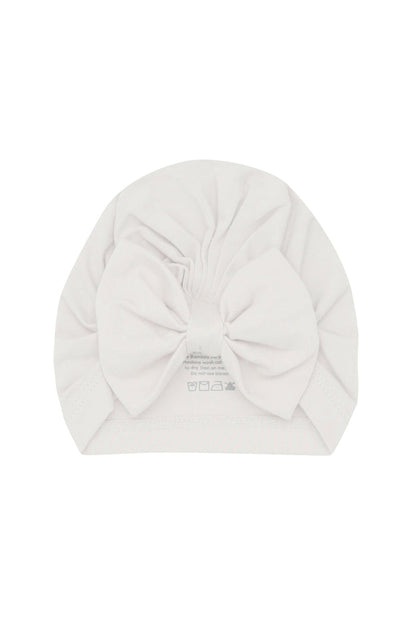 Neutral Bow Headwrap in Oat