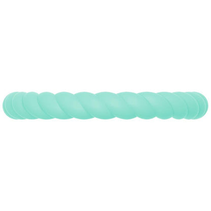 Braided Stackable Silicone Ring - Turquoise