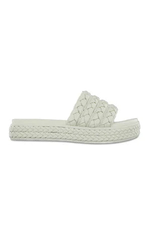 Bri Braided Leather Slide Sandal