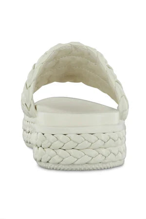 Bri Braided Leather Slide Sandal