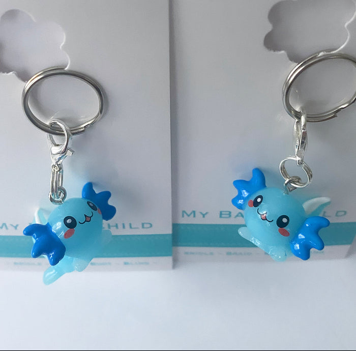 Bridle Charm: Axolotyl 🩵