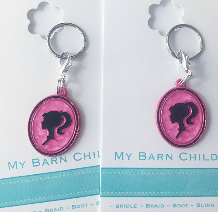 Bridle Charm: Barbie Cameo 💗