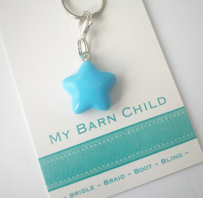 Bridle Charm: Blue Star