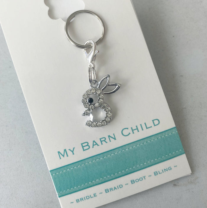 Bridle Charm: Bunny ~ Crystal