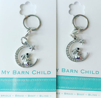 Bridle Charm: BunnyMoon 🐰🌙 NEW