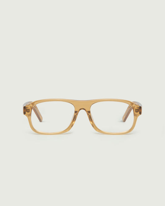 Amber::Briggs  Eyeglasses square yellow acetate front