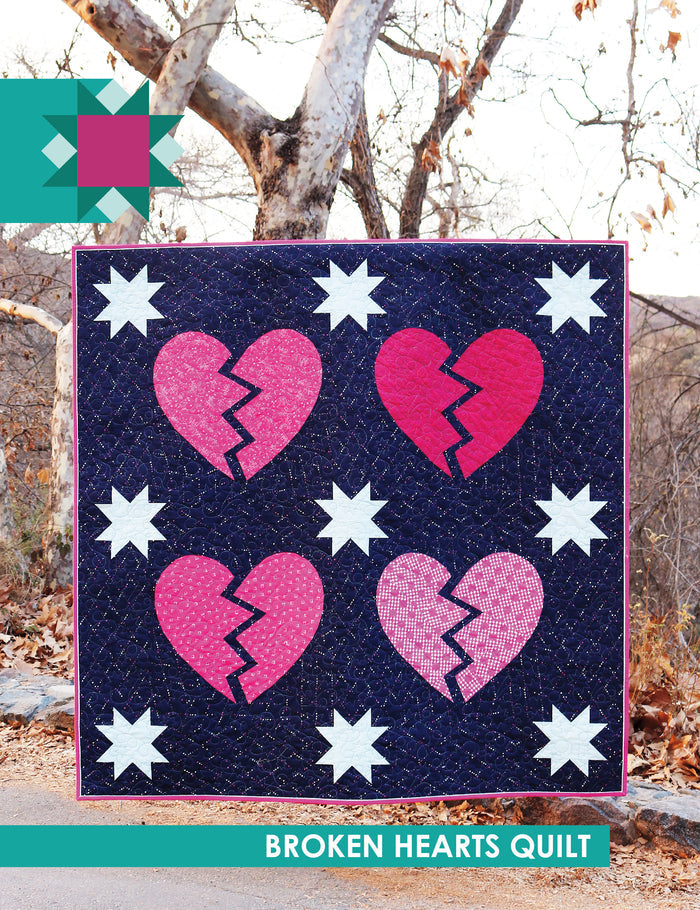 Broken Hearts - Printed with Foundation Papers