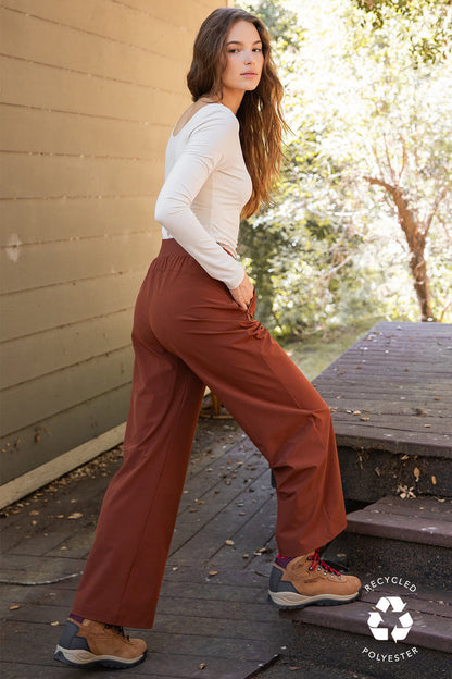Butter Scoop Neck Long Sleeve Top - White Pearl (Curvy)