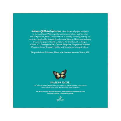 Butterfly Botanica 500 Piece Puzzle with Shaped Pieces 500 Piece Puzzles Diana Beltran Herrera
