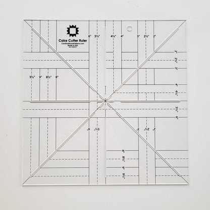 Cake Cutter Ruler