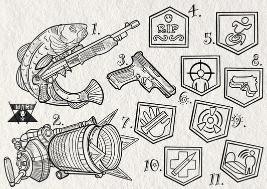 Call of Duty inspired designs by Emily