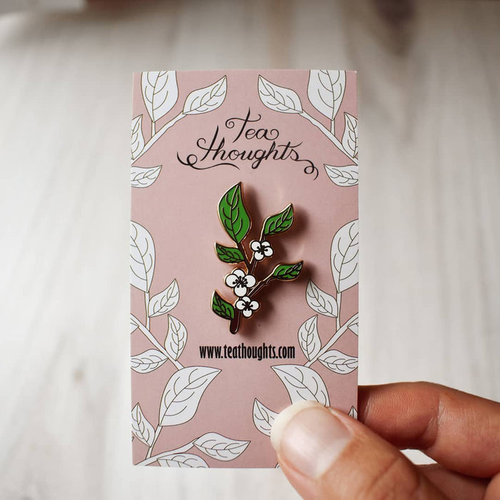 Camellia Sinensis Enamel Pin