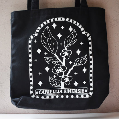 Camellia Sinensis (Tea Plant) Tote Bag