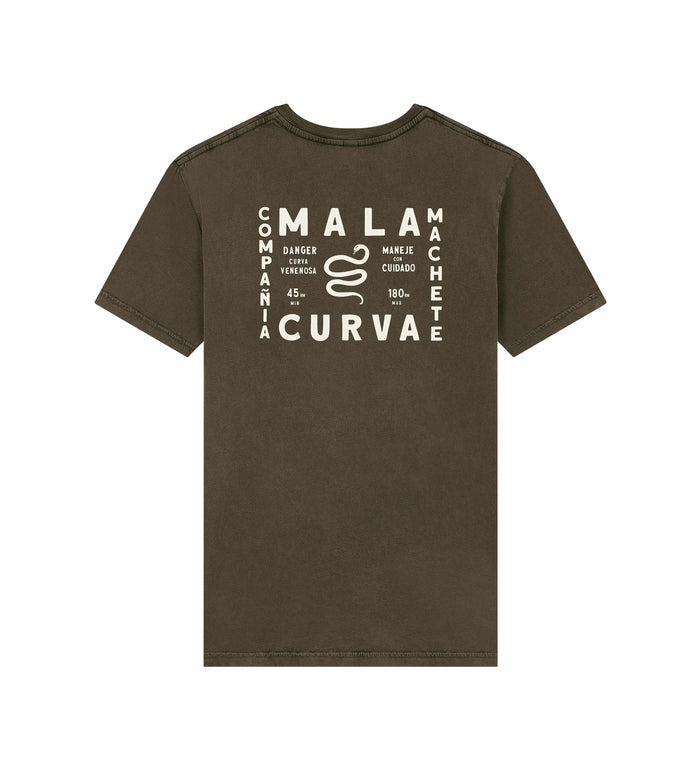 CAMISETA MALA CURVA