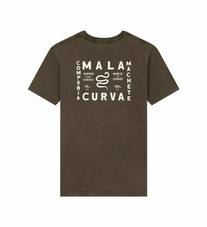 CAMISETA MALA CURVA