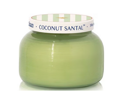 Capri Blue Coconut Santal Artisan Caffe Capri Petite Candle, 8 Ounces