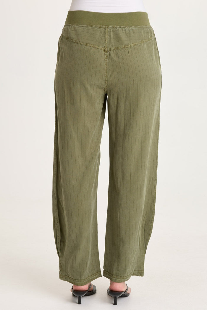 XCVI Carell Pinstripe Pleated Leg Pant