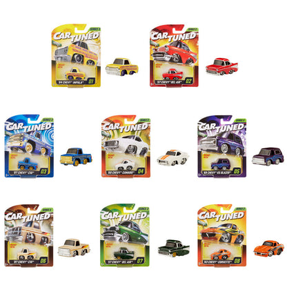 cars in and out of packaging