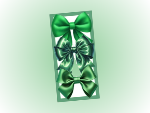 Cash Envelope | Green Bow