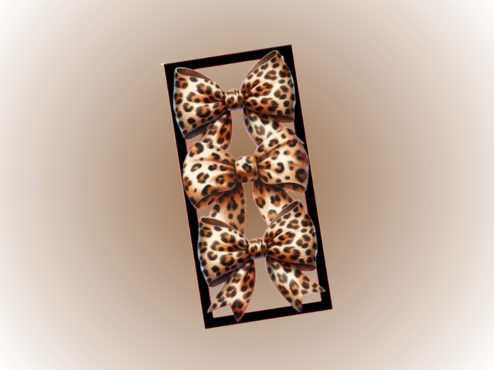 Cash Envelope | Leopard Bow