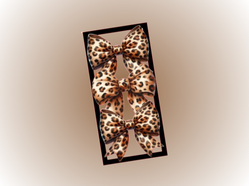 Cash Envelope | Leopard Bow