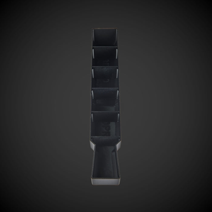 Black Centre Divider Pack (Low Full Width Packout) on a dark gray background