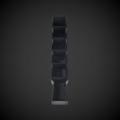 Black Centre Divider Pack (Low Full Width Packout) on a dark gray background