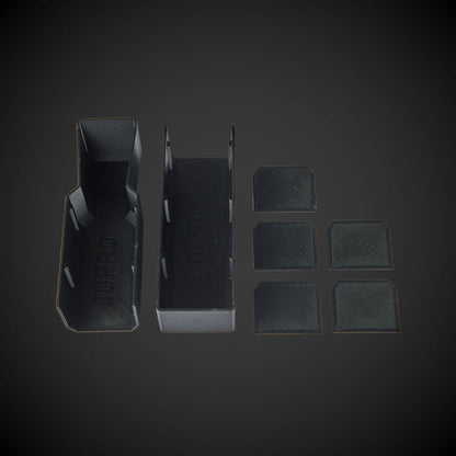 Set of black Centre Divider Pack (Low Full Width Packout)