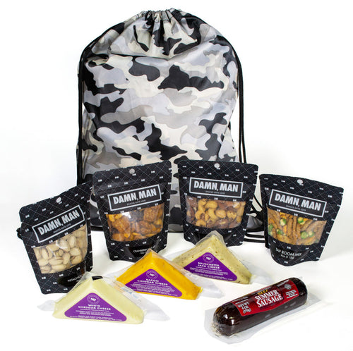 Damn Man Beef Nut Cheese Charcuterie Gift Bag