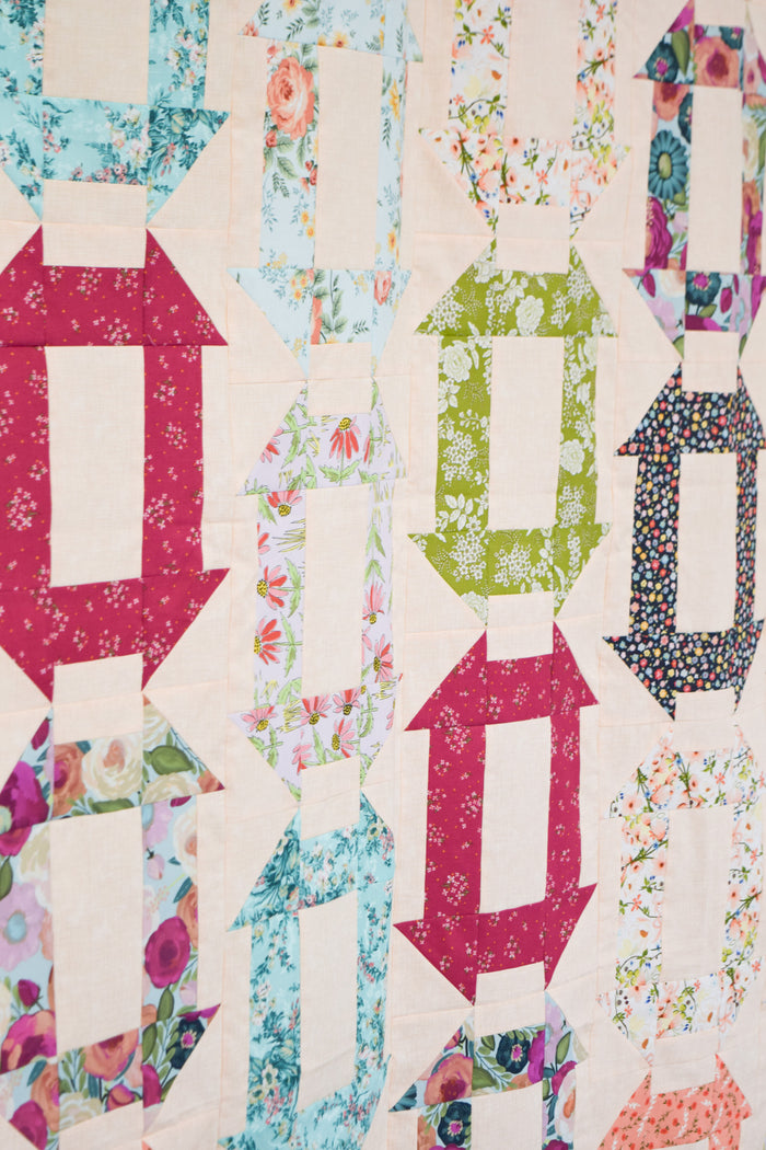 Charming Churn Dash Quilt (Downloadable Sewing Pattern)