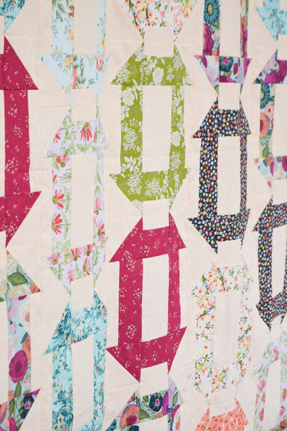 Charming Churn Dash Quilt (Downloadable Sewing Pattern)